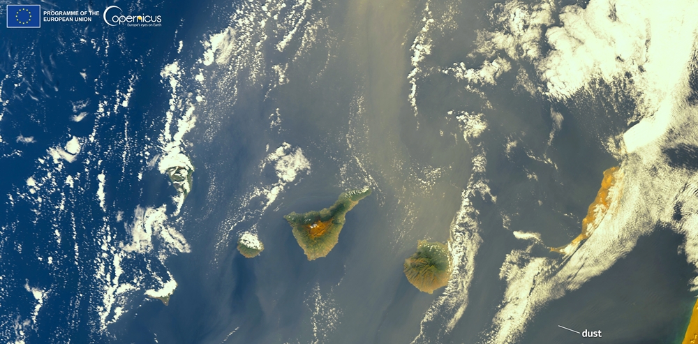 Calima Kanarische Inseln 14-2-2023